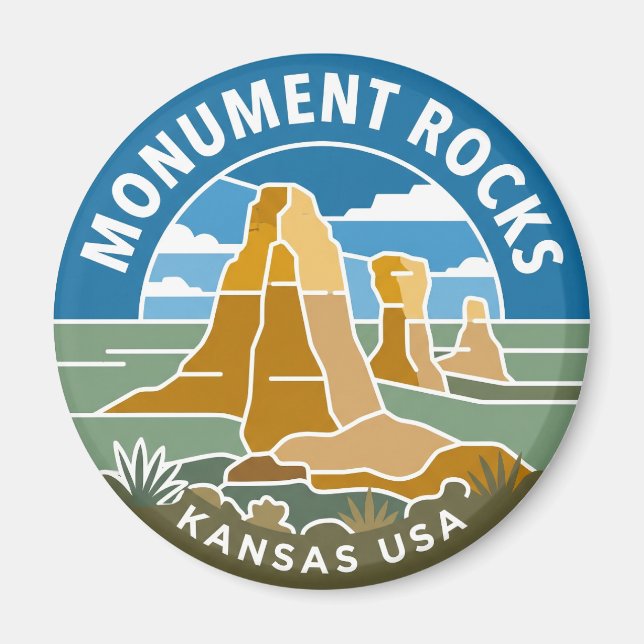Imã Monument Rocks EUA (Frente)