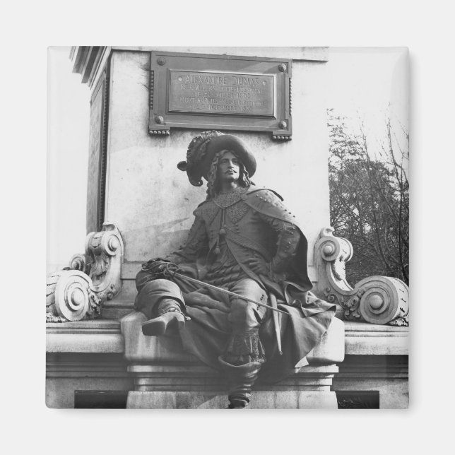 Imã Monumento a Alexandre Dumas Pere, d'Artagnan (Frente)