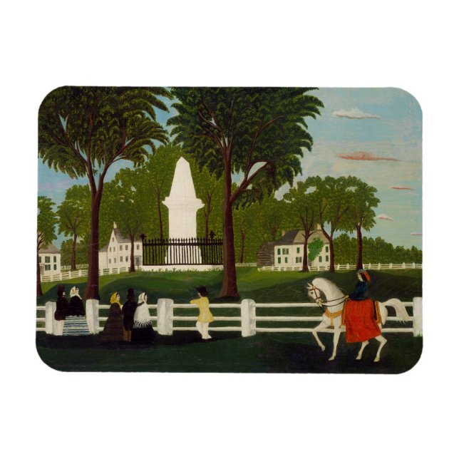 Ímã Monumento à Batalha de Lexington, c.1830 (Horizontal)