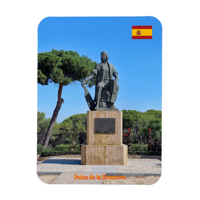 Ímã Monumento a Colombo, Palos de la Frontera (Vertical)