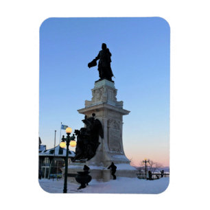 Ímã Monumento a Samuel De Champlain, Quebec, Canadá