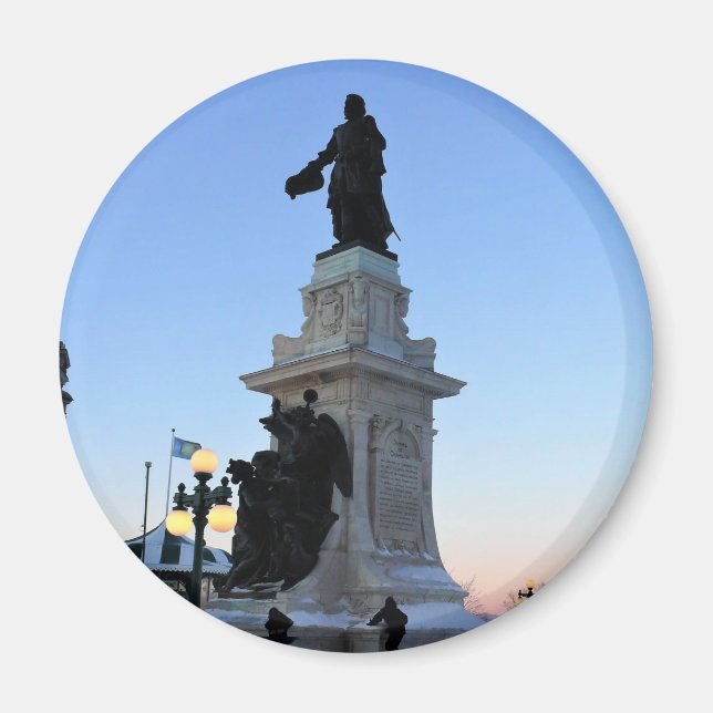 Imã Monumento a Samuel De Champlain, Quebec, Canadá (Frente)