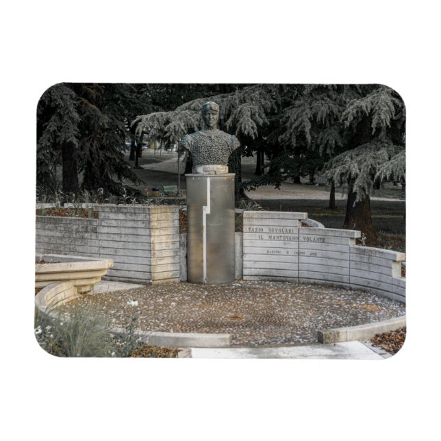 Ímã Monumento ao Tazio Nuvolari Fotografia Flexível (Horizontal)