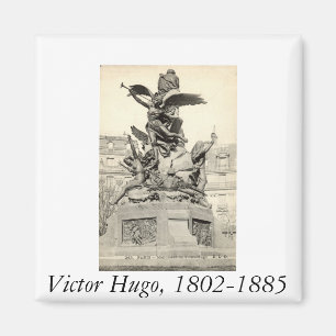 Imã Monumento ao vintage de Victor Hugo Paris France