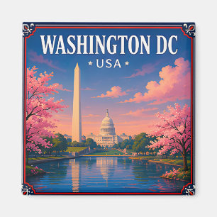 Imã 🏛️ Monumento de Washington DC Memória da Capital