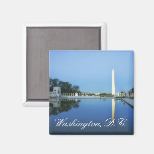 Imã Monumento de Washington, piscina refletindo,