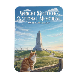 Ímã Monumento Nacional aos Irmãos Wright EUA