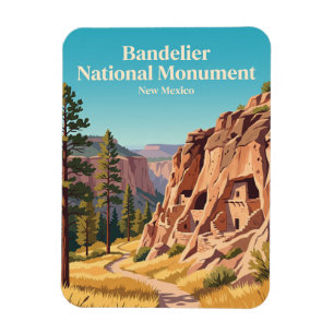 Ímã Monumento Nacional Bandelier Novo México