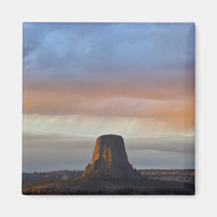 Imã Monumento Nacional Devils Tower, Tempestade ao Pôr