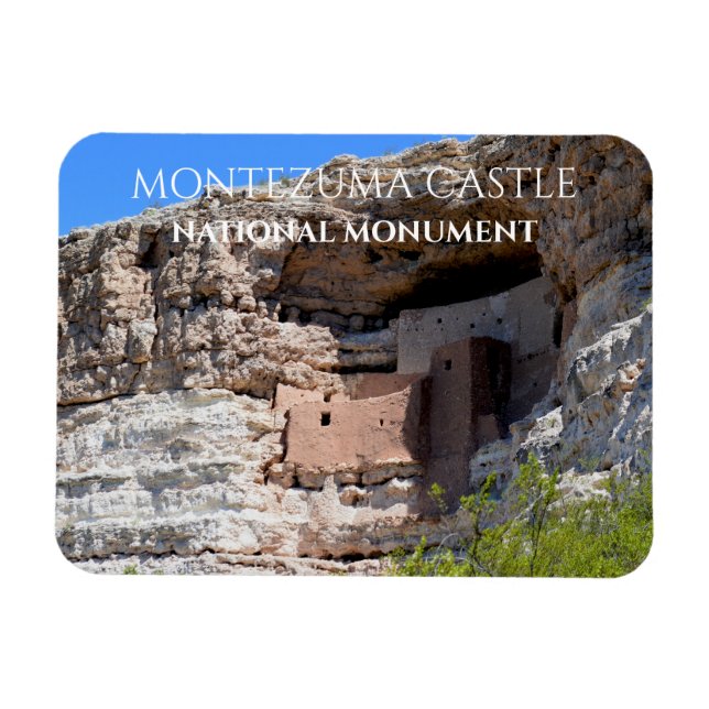 Ímã Monumento Nacional do Castelo Montezuma, Arizona (Horizontal)