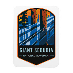 Ímã Monumento Nacional Giant Sequoia