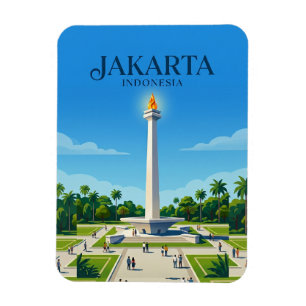 Ímã Monumento Nacional (Monas) Indonésia