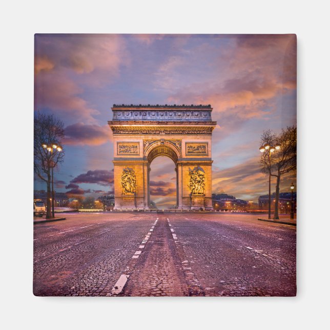 Imã Monumentos | Arc de Triomphe, Paris, França (Frente)