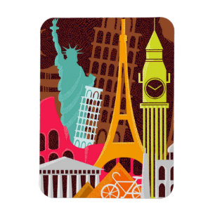 Ímã Monumentos Internacionais