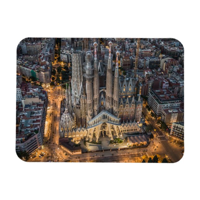 Ímã Monumentos | La Sagrada Familia (Horizontal)