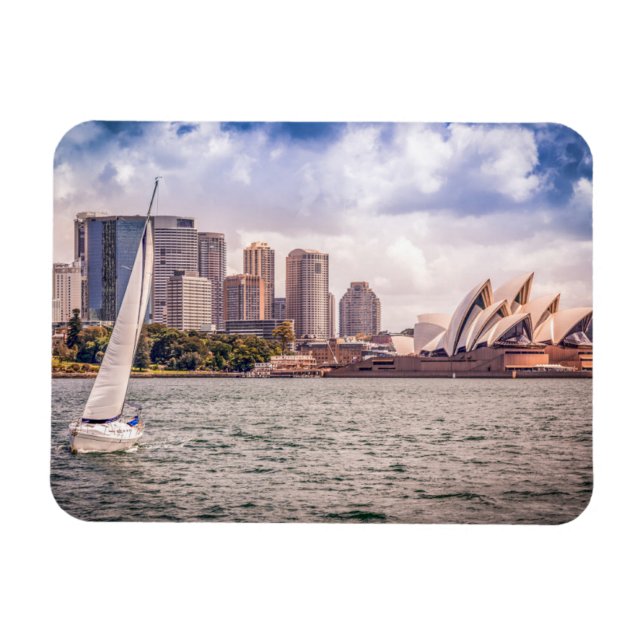 Ímã Monumentos | Ópera de Sidney (Horizontal)