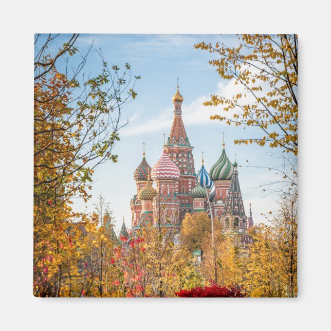 Imã Monumentos | Ruas. Catedral de Basil em Moscou (Frente)