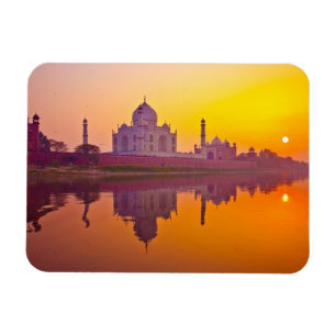 Ímã Monumentos   Taj Mahal à Sunset