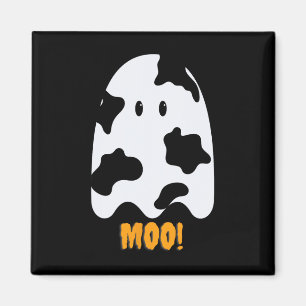 Imã Moo! Vaca Impressão do Fantasma de Halloween