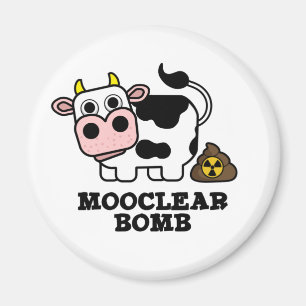 Imã Mooclear Bomba Funny Cow Pun