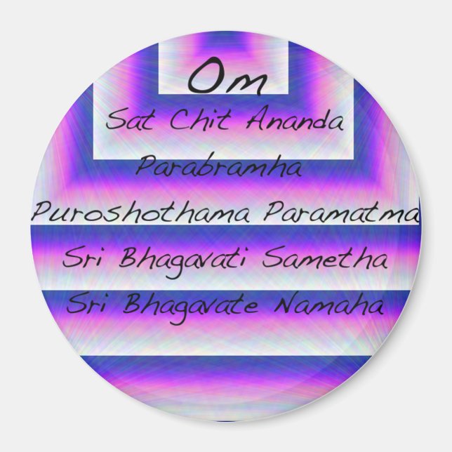 Imã Moola Mantra Magnet (Frente)