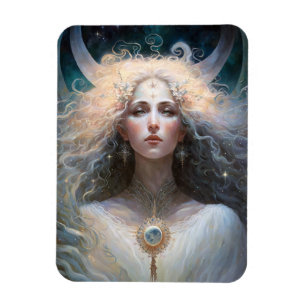 Ímã Moon Goddess Fantasy Art