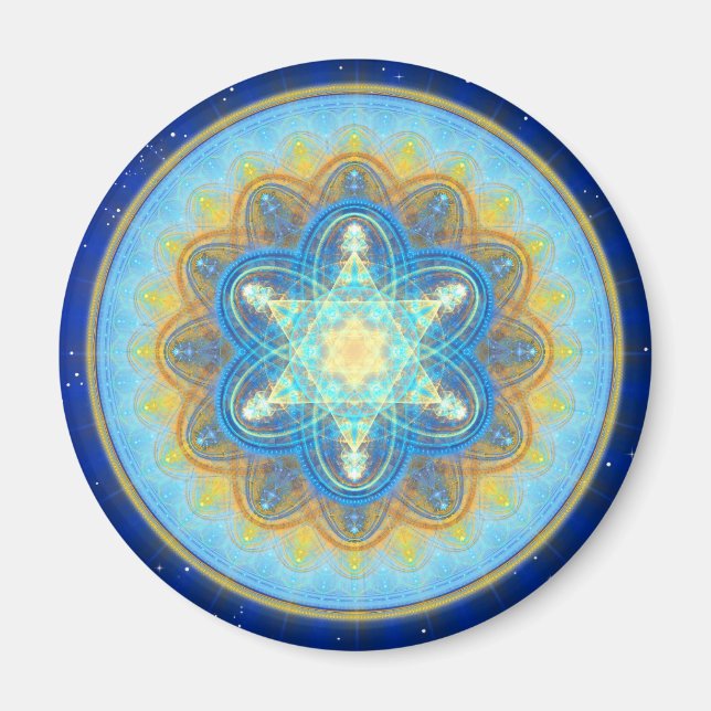 Imã Moon Mandala Magnet (Frente)