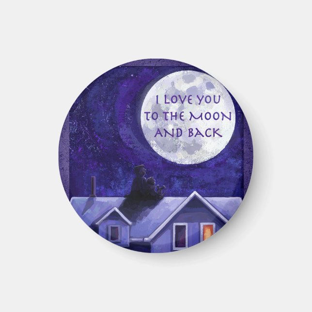 Imã Moon Watch (Frente)