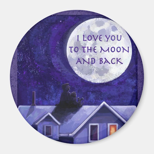 Imã Moon Watch (Frente)