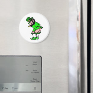 Imã Mooning Leprechaun Magnet