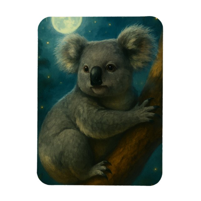 Ímã Moonlit Koala Perch (Vertical)