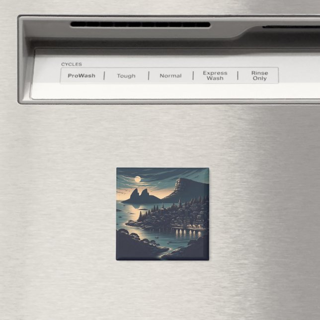 Imã Moonlit Port (In Situ (Dishwasher))