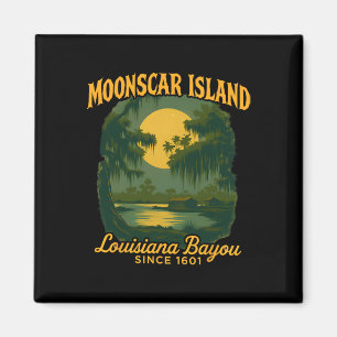 Imã Moonscar Island Retro Cartoon Halloween Zombie Isl
