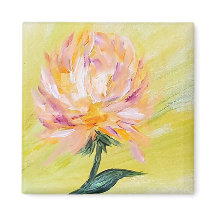 Moonstudio - Laranja Peony Magnet