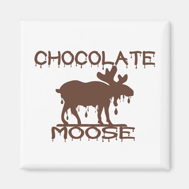 Imã Moose Chocolate (Frente)
