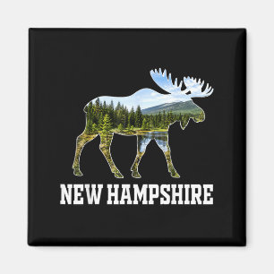 Imã Moose de New Hampshire Floresta Vida Selvagem Natu