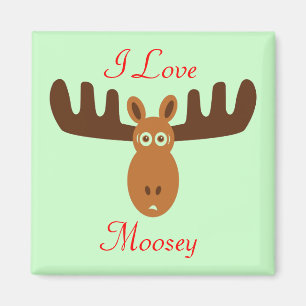 Imã Moose Head_I Love Moosey 2_on green