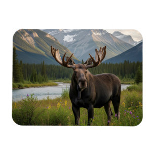 Ímã Moose no Banff National Park Canadá