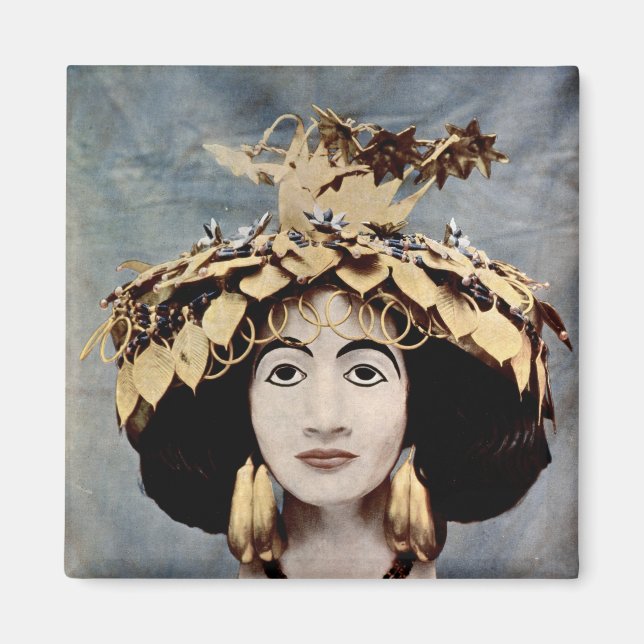 Imã Morada suméria vestida pela rainha Shub-ad (Frente)