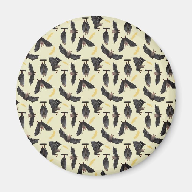 Imã morcegos amarelos (Frente)