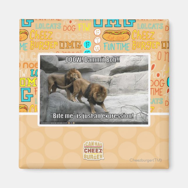 Imã Morda-me é só uma expressão! (Frente)