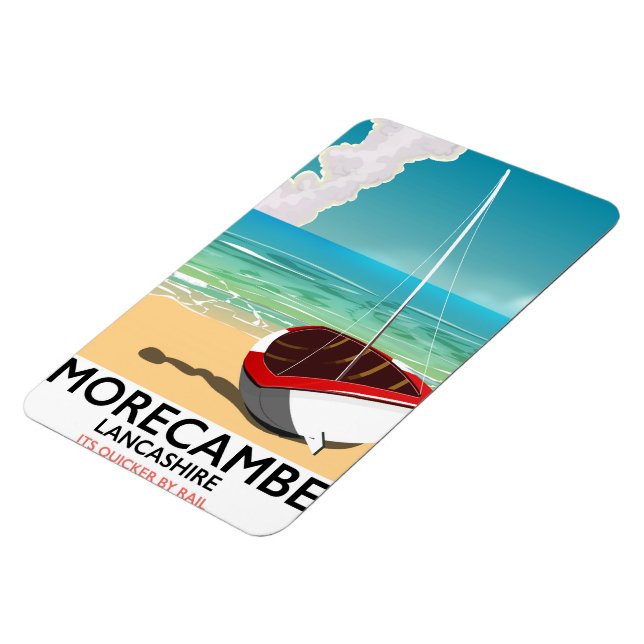 Ímã Morecambe, poster de viagens de terras retiradas d (Left Side)