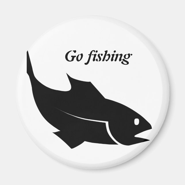 Imã Moreno Fish - Vai pescar (Frente)
