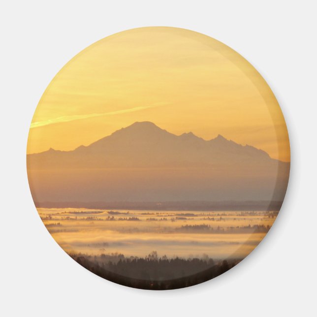 Imã Morning Mountain Magic. (Frente)