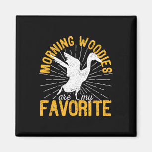 Imã Morning Woodies É Meu Pato Favorito Caçando Fome