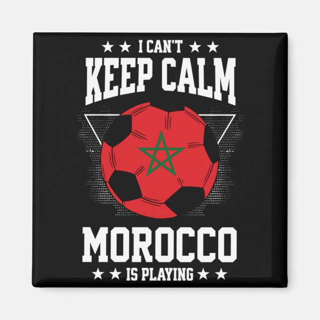 Imã Morocco Football Jersey 2022 Flag Funny Soccer Lov (Frente)
