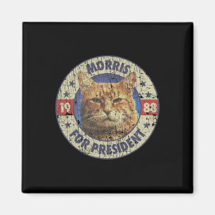 Imã Morris Para Presidente Vintage 1988 Cat Lover