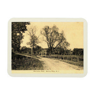 Ímã Morristown Rd., Basking Ridge, New Jersey Vintage