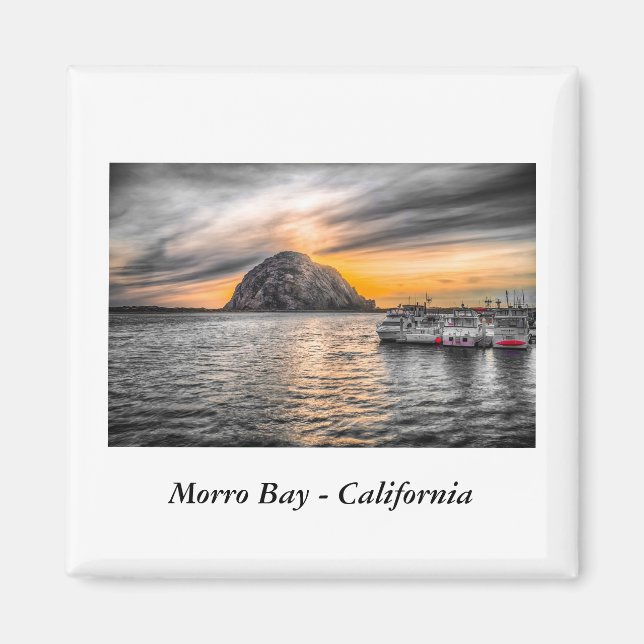 Imã Morro Bay, California Magnet (Frente)