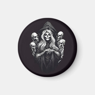 Imã Morte com crânios